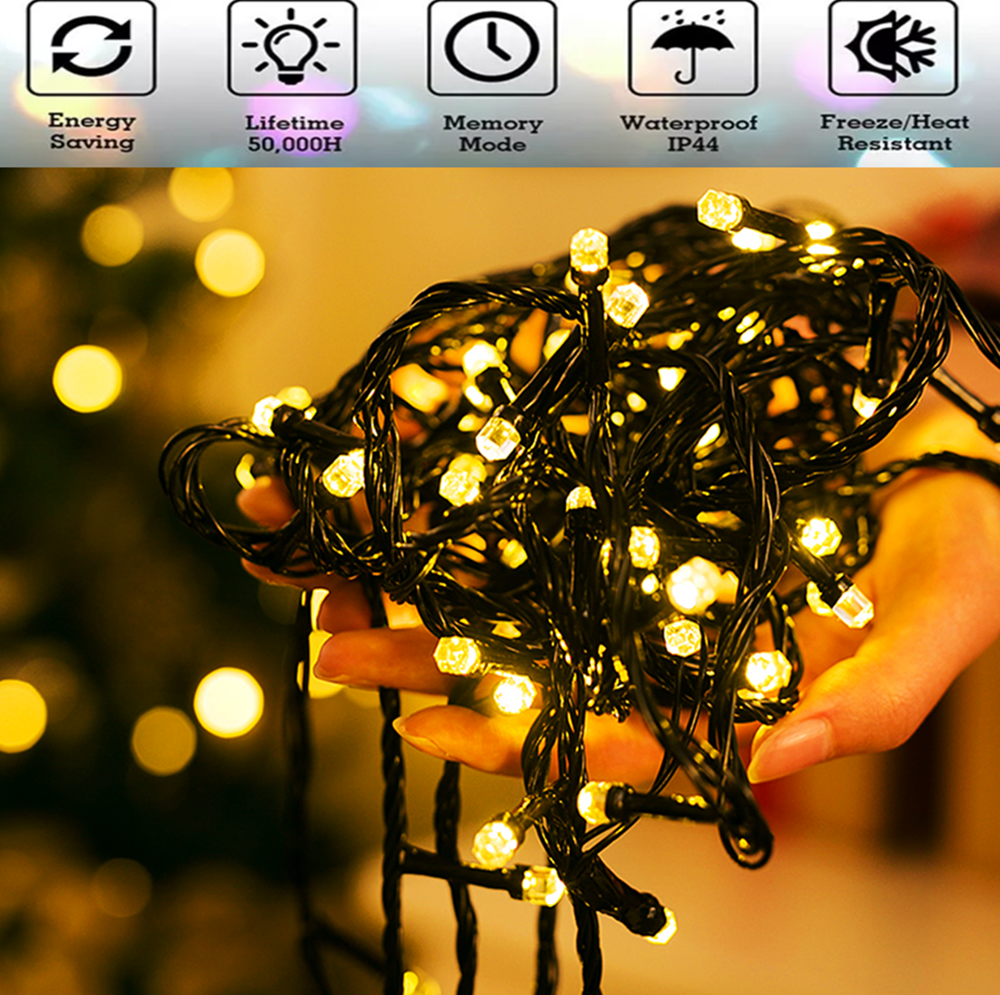 50M Multi-Color LED String Lights – Brighten Up Every Moment!