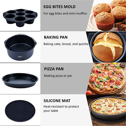 🍟 Air Fryer Accessory Set – Enhance Your Cooking Experience! 🍕