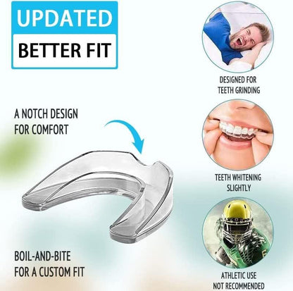4-Pack Mouth Guard for Teeth Grinding – Comfortable Night Guards for Clenching, Bruxism & Sports