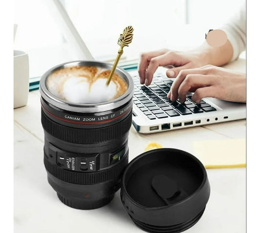 UHOME Camera Lens Coffee Mug – Realistic DSLR Lens Design 📷☕