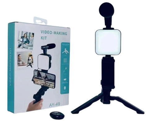 AY-49 Video Making Kit – Complete Vlogging & Content Creation Set 🎥✨