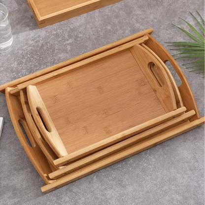 3-Piece Rectangle Tray Set – Stylish & Functional for Every Occasion